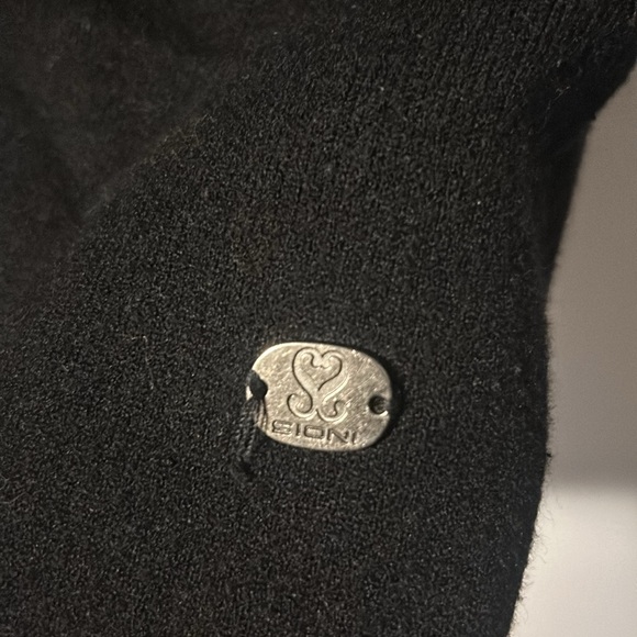 Sioni athleisure heavy cardigan with pockets and hoodie - Picture 2 of 4